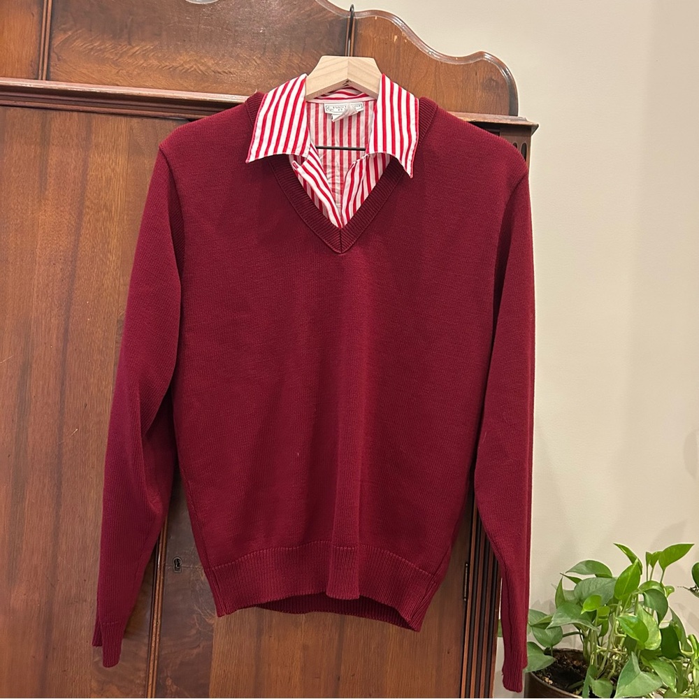 Vintage-ish V-Neck Sweater